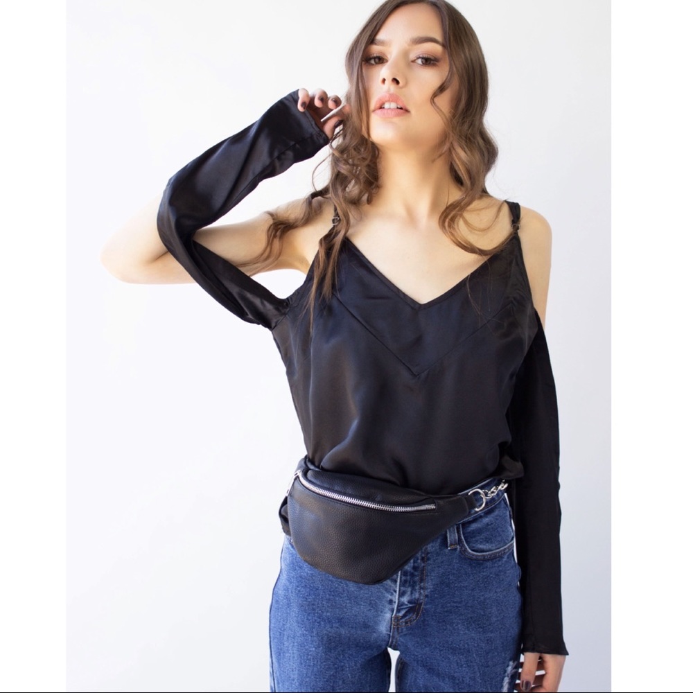 Cold shoulder top